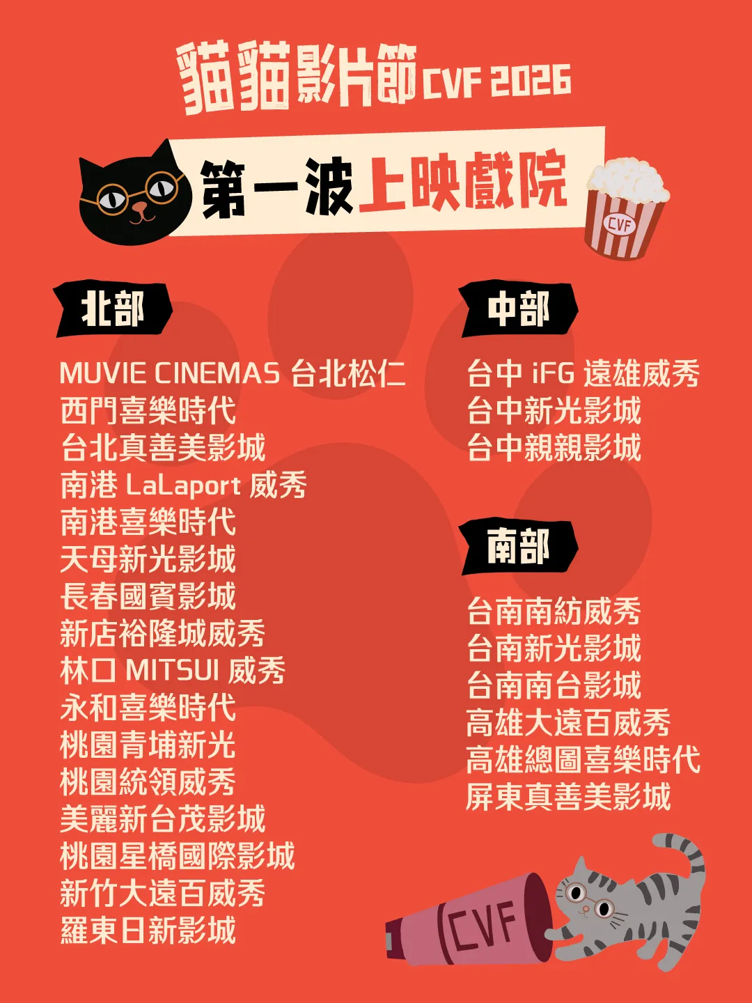 貓咪魅力連英國王室都擋不住！《貓貓影片節 2026》美國首週票房破 1,800 萬　11/6 首度登上台灣大銀幕