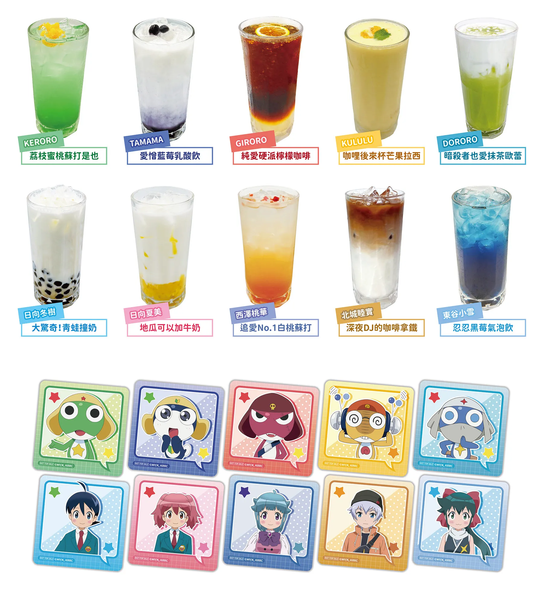 《KERORO軍曹☆》主題Café 登場,11/6北中南同步展開!主題餐點、限定特典、精彩周邊,全面引爆藍星人的味蕾與荷包!